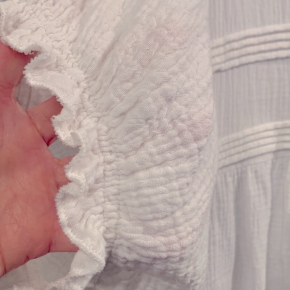 Bohemian white blouse - Small - Picture 4 of 6